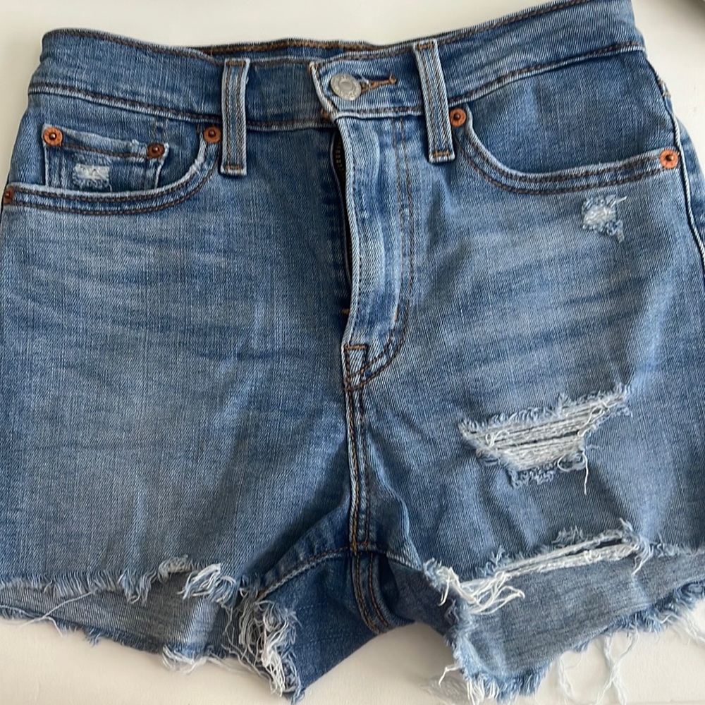 Denim shorts